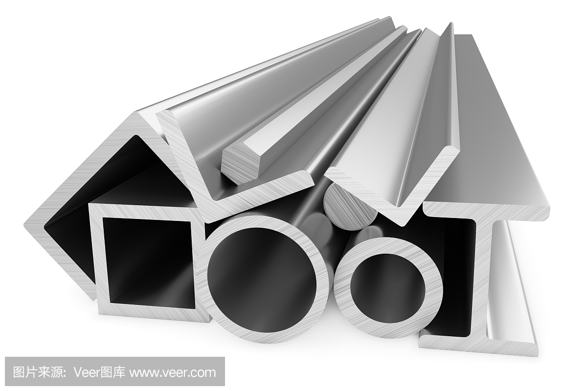 軋鋼金屬制品光澤潔白。